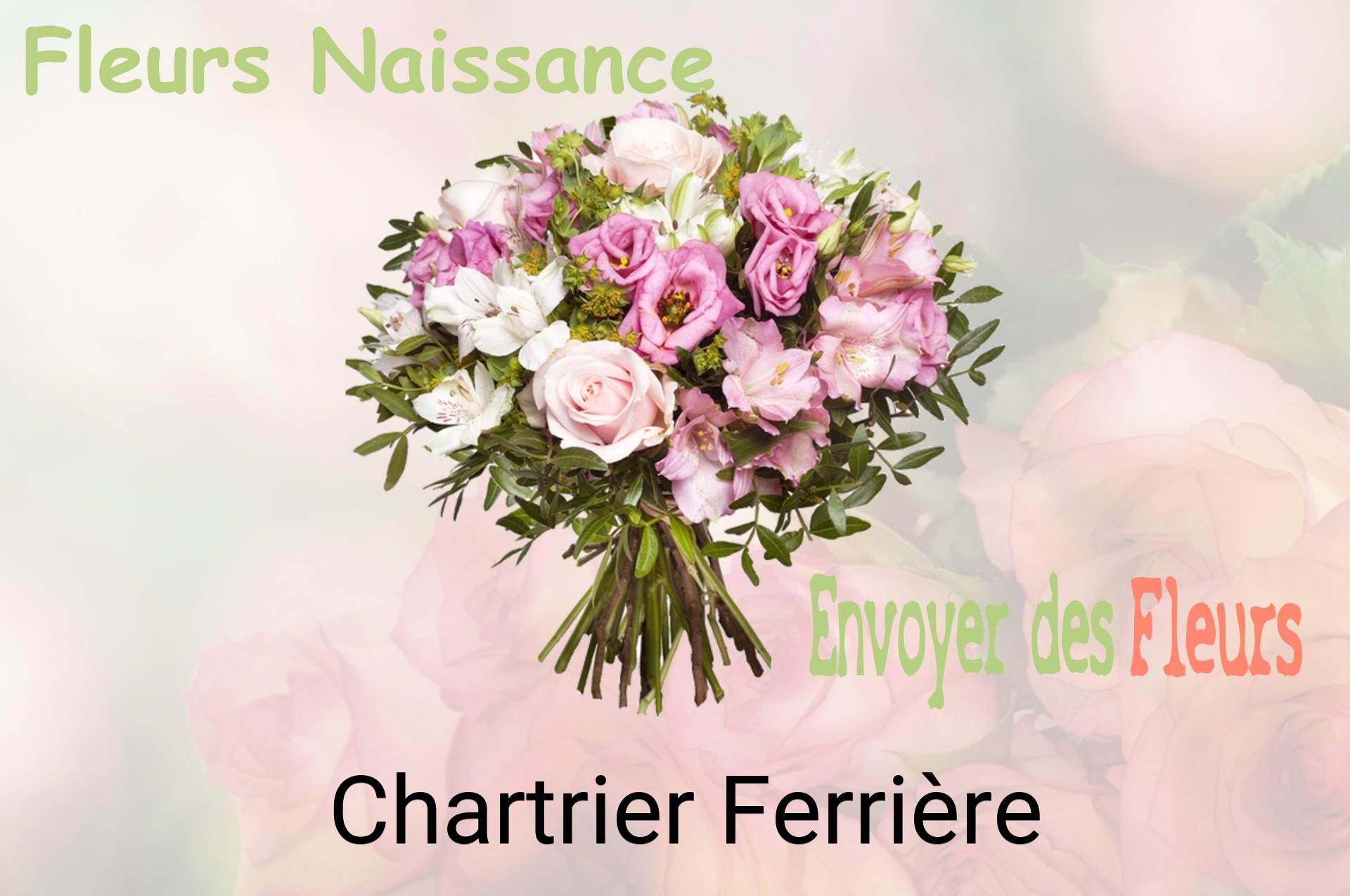 Bouquet de fleurs de naissance livré à Chartrier-Ferrière
